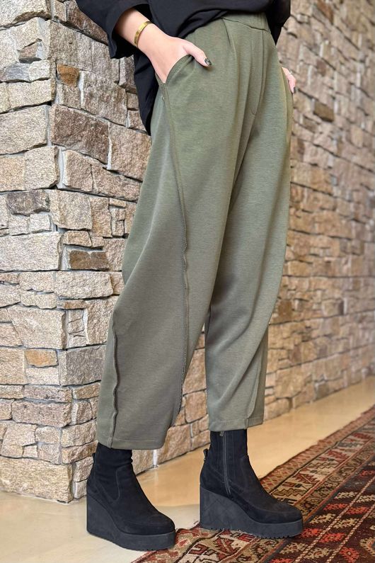 Sola Smart Tech Barrel Pant Khaki /15=